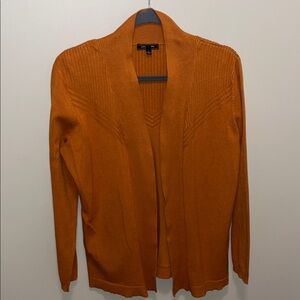 Cato Women's Open Front Orange Cardigan